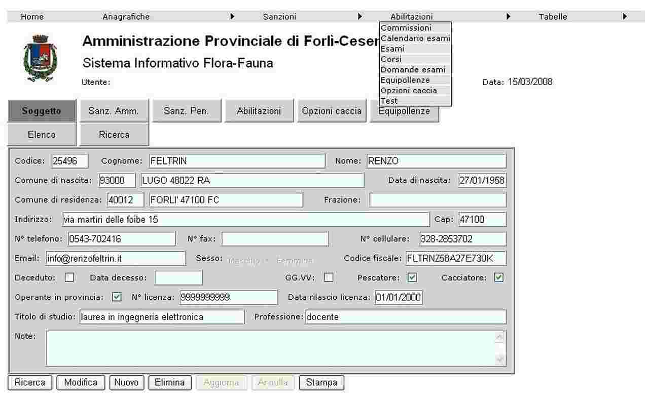 Esempio sviluppo software personalizzato